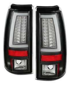 Spyder Chevy Silverado 1500/2500 99-02 Version 2 LED Tail Lights - Black ALT-YD-CS99V2-LED-BK