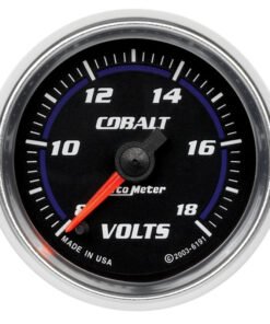 Autometer Cobalt 52mm 8-18 Voltmeter Electronic Gauge