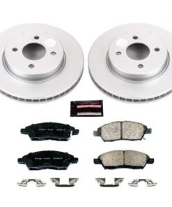 Power Stop 12-18 Nissan Versa Front Z17 Evolution Geomet Coated Brake Kit