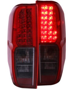 ANZO 2005-2008 Nissan Frontier LED Taillights Red/Smoke