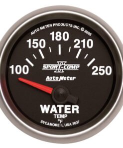 Autometer Sport-Comp II 52mm 100-250 F Short Sweep Electronic Water Temperature Gauge