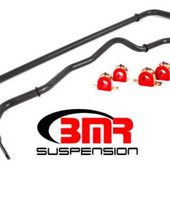 BMR 16-20 6th Gen Camaro Front & Rear Sway Bar Kit w/ Bushings - Black Hammertone