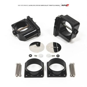 AMS Performance 2009+ GT-R R-35 Alpha CNC Big Bore Throttle Body Set w/ Vibrant HD Flanges