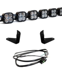 Baja Designs 2021+ Ford Bronco 6 XL Linkable Light Bar Kit Steel Bumper Mount w/Upfitter