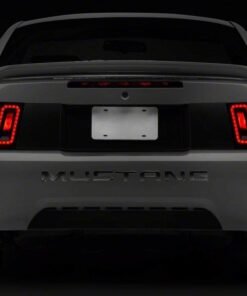 Raxiom 99-04 Ford Mustang Excluding 99-01 Cobra Icon LED Tail Lights- Black Housing (Smoked Lens)