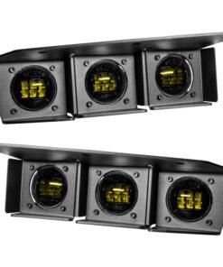 ORACLE Lighting 21-22 Ford Bronco Triple LED Fog Light Kit for Steel Bumper - Yellow