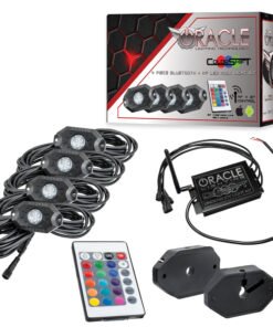 Oracle Bluetooth + RF Underbody Rock Light Kit - 4 PCS - ColorSHIFT