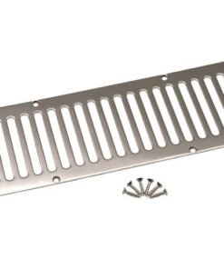 Kentrol 55-77 Jeep CJ5 Hood Vent - Polished Silver