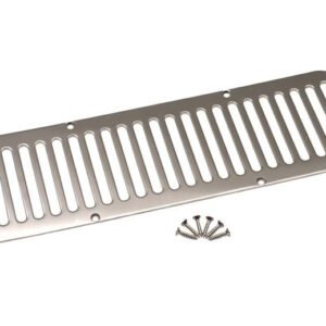Kentrol 55-77 Jeep CJ5 Hood Vent - Polished Silver