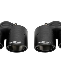 SOUL 05-08 Porsche 997.1 Carrera Bolt On Exhaust Tips - Carbon Fiber