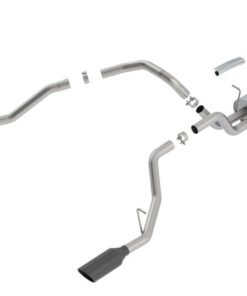 Borla 2019 RAM 1500 5.7L V8 AT 4DR Crew Cab Short Bed Touring SS Catback Exhaust - Black Chrome Tip