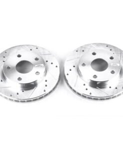 Power Stop 91-95 Toyota MR2 Front Evolution Drilled & Slotted Rotors - Pair