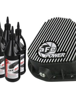 aFe Power Rear Diff Cover (Machined) 12 Bolt 9.75in 97-16 Ford F-150 w/ Gear Oil 6 QT