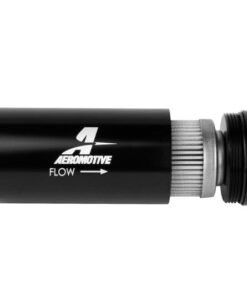 Aeromotive In-Line Filter - (AN-10) 100 Micron Stainless Steel Element Black Anodize Finish