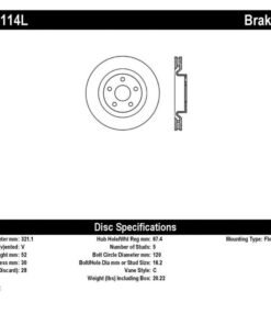 StopTech 08-09 Pontiac G8 Slotted & Drilled Front Left Rotor