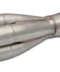 Vibrant 4-1 SS Merge Collectors (1-7/8in Inlet Slipover ID 2-1/2in Merge Outlet OD) Single Unit