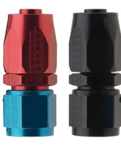 Fragola -4AN Straight Pro-Flow Hose End - Black