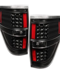 Xtune Ford F150 09-14 LED Tail Lights Black ALT-JH-FF15009-LED-BK