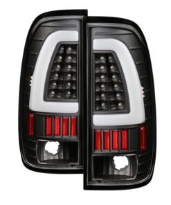 xTune Ford F150 Styleside 97-03 Light Bar LED Tail Lights - Black ALT-ON-FF15097-LBLED-BK