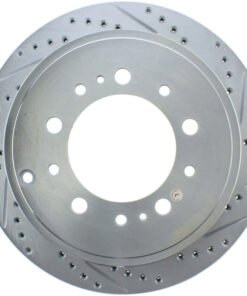 StopTech Select Sport 13-17 Toyota Land Cruiser Sport Drilled / Slotted Rear Driver-Side Brake Rotor