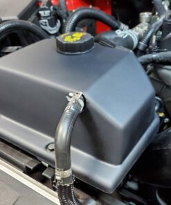JLT 15-19 Ford Mustang Black Textured Coolant Tank Cover