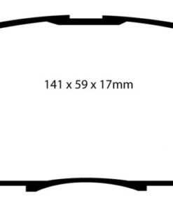 EBC 04-07 Lexus RX330 3.3 Greenstuff Front Brake Pads