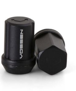 Vossen 35mm Lock Nut - 12x1.5 - 19mm Hex - Cone Seat - Black (Set of 4)