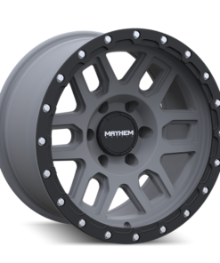 Mayhem 8304 Delta 17x9 / 5x127 BP / -12mm Offset / 78.1mm Hub Matte Gunmetal w/Matte Black Lip Wheel