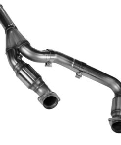 Kooks 14+ GM 1500 Series Truck 5.3L 3in x OEM Out GREEN Cat SS Y Pipe Kooks HDR Req