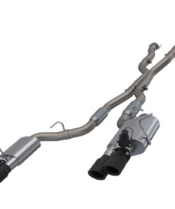 QTP 2018+ Jeep Grand Cherokee Trackhawk 304SS Screamer Cat-Back Exhaust w/4in Black Tips