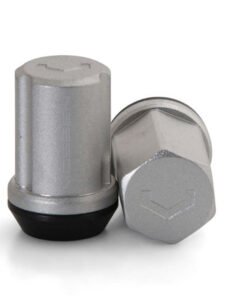 Vossen 35mm Lock Nut - 14x1.5 - 19mm Hex - Cone Seat - Silver (Set of 4)