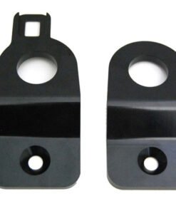 Torque Solution Black Radiator Stay Bracket: 02-07 Subaru Impreza (Inc WRX / STI)