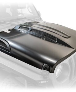 DV8 Offroad 18+ Jeep JL Heat Dispersion Hood - Primer Black