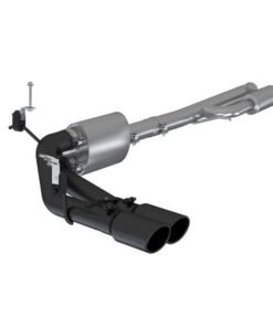 MBRP 2019+ Chevrolet Silverado 1500 4.5L/5.3L Pre-Axle Dual Side Exite w/ 4in OD Tip- Black Coated