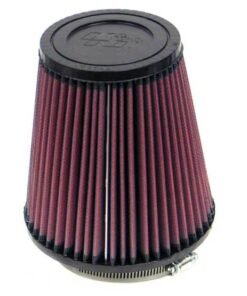 K&N Round Tapered Universal Air Filter 3.5in Flange ID / 5.75in Base OD / 3.75in Top OD / 6in H