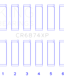 King Subaru EZ30/EZ30D (Size STD) Performance Rod Bearing Set