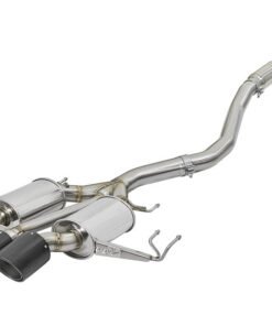 aFe POWER Takeda 2-1/2in to 2-1/4in 304SS Catback Dual-Exit Exhaust 17+ Honda Civic Type R w/CF Tips