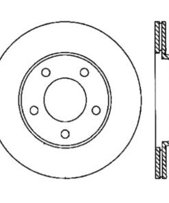 StopTech Power Slot 05-10 Mustang V6/4.0L / GT V8-4.6L Rear Right Slotted Rotor