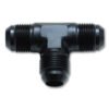 Vibrant -12AN Flare Tee Adapter Fitting - Aluminum