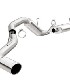 MagnaFlow Cat-Back, SS, 4in, Single Pass Side Rear Exit 5in Tip 14-15 Ram 2500 6.4L V8 CC LB/MC SB
