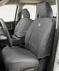 Covercraft Carhartt SSC3477CAGY Front Row Seat Car Cover for 2019 Ford F-150