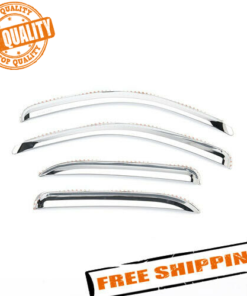 Putco 480058 Element Chrome Window Visors for 07-13 Chevy Silverado/GMC Sierra