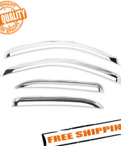 Putco 480139 Element Chrome Window Visors for 2009-2018 Dodge Ram 1500/2500/3500
