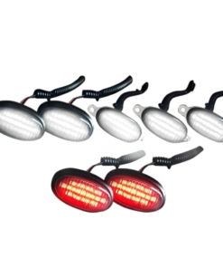 Recon 264139BKW Fender and Front Grill LED Light Kit for 2009-2020 Ford Raptor