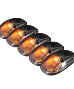 Recon 264145BK Smoked Lens LED Cab Roof Lights Kit for 1999-2002 Dodge Ram