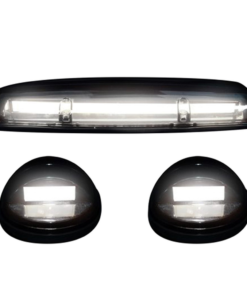 Recon 264155WHBKHP Smoked Lens White High Power OLED Bar-Style Cab Roof Lights