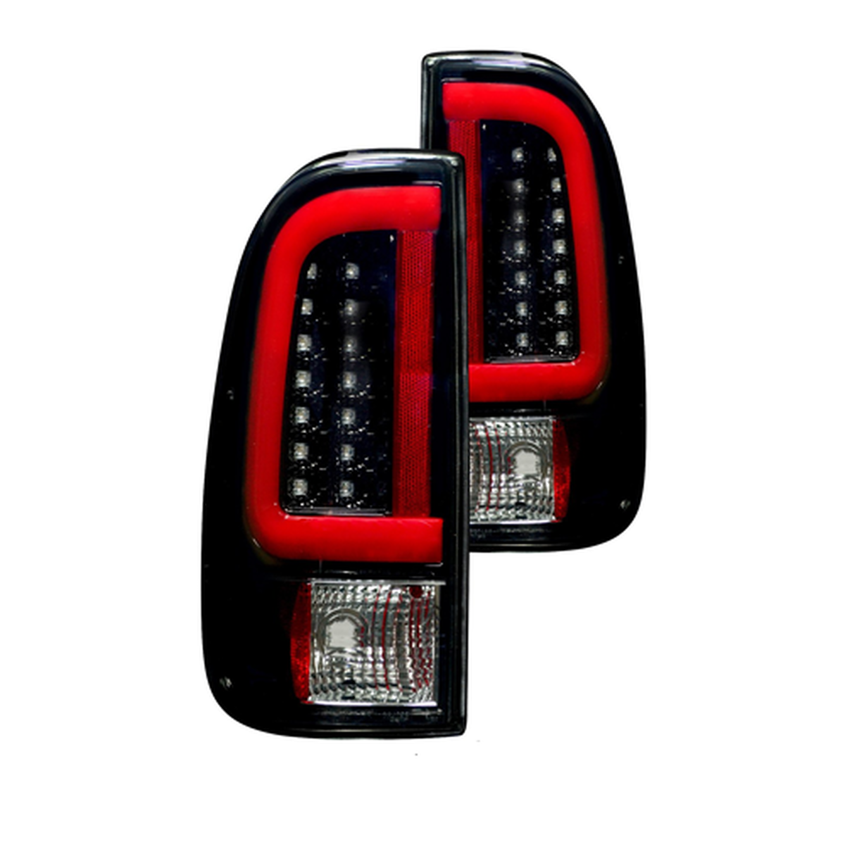 Recon 264293BK Fiber Optic LED Tail Lights for 2008-16 Ford F-Series Super Duty