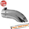 MBRP T5081 304 SS Turndown Clamp-On Exhaust Tip (4" Inlet/Outlet, 12" Length)