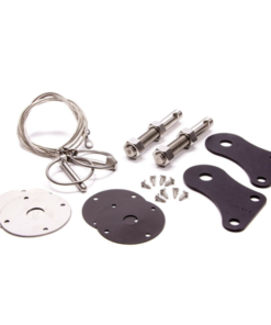 Drake Automotive S1MS-16892-SSK SS Hood Pin Kit for 2005-2009 Ford Mustang