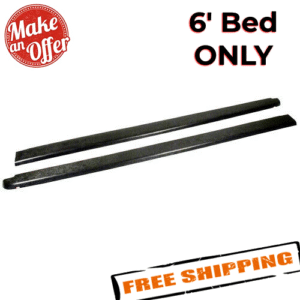 Westin 72-00711 Truck Bed Rail Caps for 1995-2004 Toyota Tacoma - 6 ft. Bed